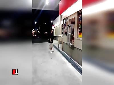 MAN IS KNOCKED OUT AFTER ARGUING