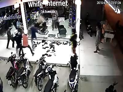 GUY'S HAND NEARLY SEVERED OFF DURING GANG FIGHT