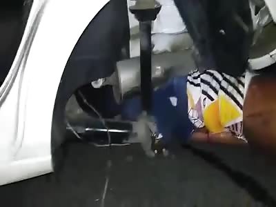 MAN WAS CRUSHED BY VEHICLE