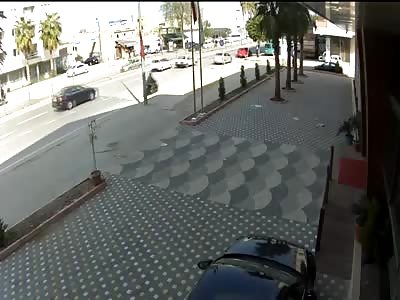 MAN DIES RUN OVER BY CAR (ZOOM ADDED)