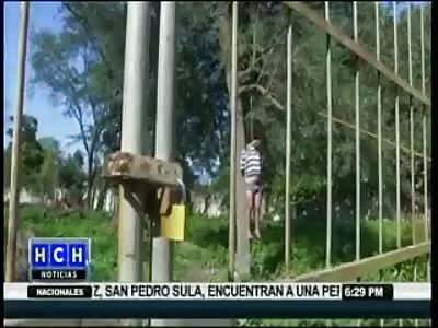 MAN FOUND HANGED AND TIED HANDS