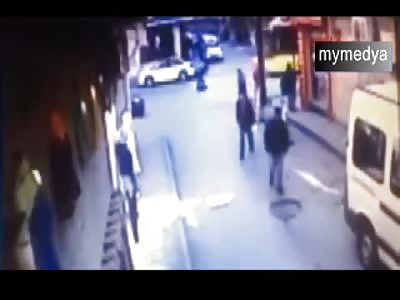 AN UNUSUAL SUICIDE: JUMP IN THE SEWER