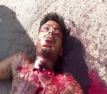 MAN WAS CHASED AND SLICED TO DEATH IN THE STREET