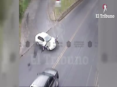 MOTORCYCLE X CAR ACCIDENT