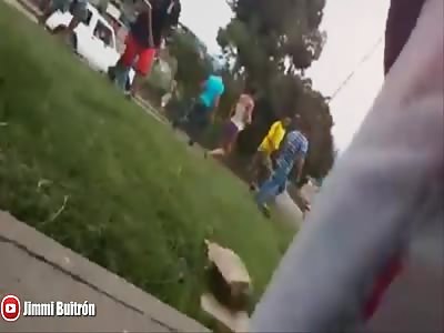 MAN DIES AFTER BEING CHASED BY GANG AND ATTACKED WITH MACHETES