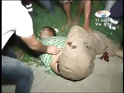 MAN DYING AFTER MOTORCYCLE ACCIDENT