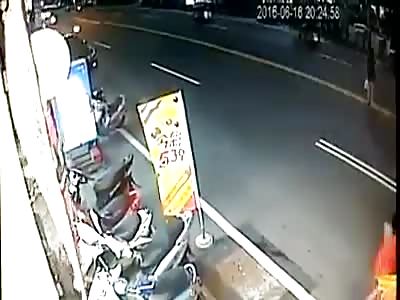 GIRL FATALLY HIT BY A CAR CROSSING THE ROAD