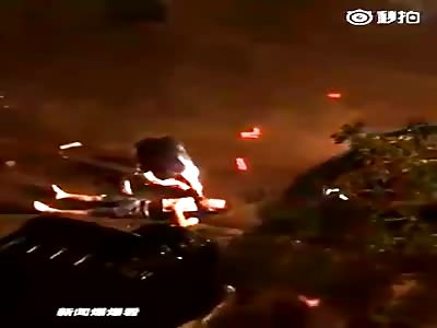 SHOCKING: MAN BEING BEATEN WITH A HUGE STONE