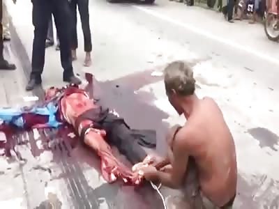 MAN DIED IN TERRIFYING CRASH