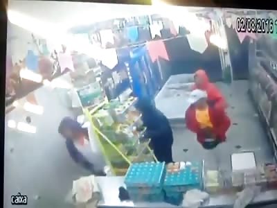 ASSAULT VICTIM CELEBRATES AFTER POLICE SHOT TWO THIEVES