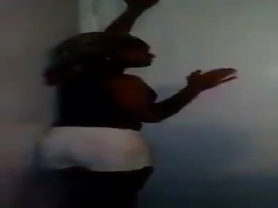 MOTHER BEAT HER OWN DAUGHTER LIKE SLAVE