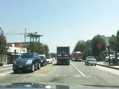 RUNAWAY DUMP TRUCK CRASHES IN OTHER DRIVERS