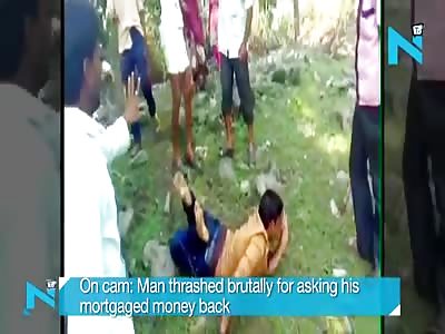 VILLAGERS THRASH MAN FOR ASKING DEBT REPAYMENT