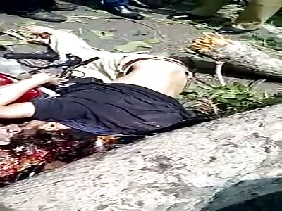 RIDER DIED AS MOTORBYKE HITS A FALLEN TREE