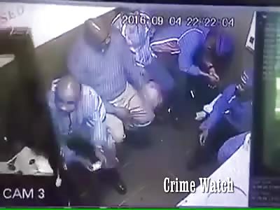 MAN OPEN FIRE AGAINST POLICE GROUP