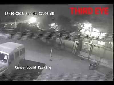 YOUTH BEING CRUSHED BY FALLING GATE