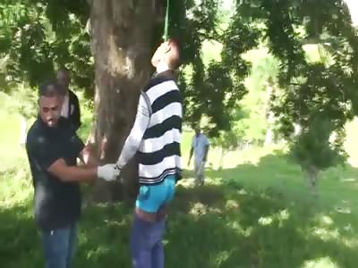 RIGOR MORTIS: MAN FOUND HANGED