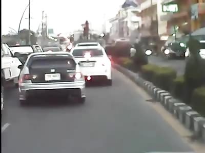 SHOOTOUT AND ESCAPE DURING THE RUSH TIME