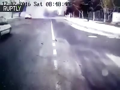 TURKISH BUS BOMB EXPLOSION CAUGHT ON VIDEO