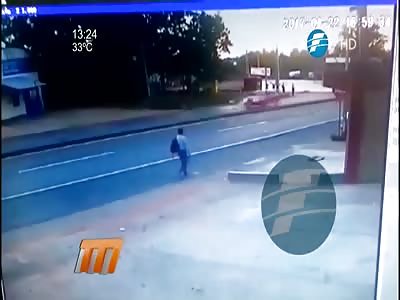 MAN IS RUN OVER AND KILLED BY DRUNK DRIVER