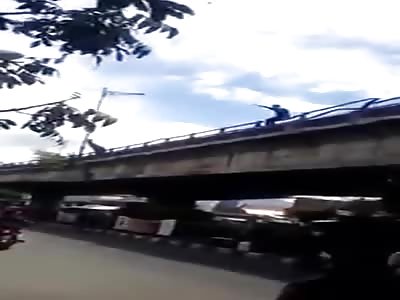 HE ATTEMPTED SUICIDE AND BROKE HIS ANKLE!