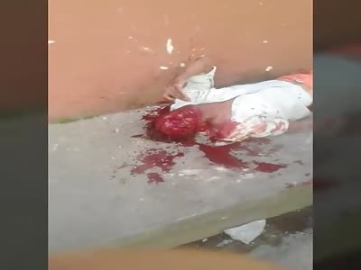 PERVERT WAS STONED BY PEOPLE