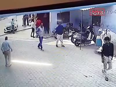 FACTORY EMPLOYEE CRUSHED BY CAR DRIVER