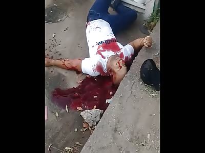 DEAD MAN LYING ON THE FLOOR