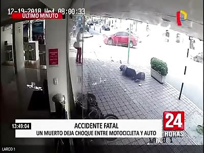 FATAL MOTORCYCLE ACCIDENT