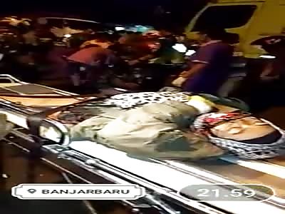 IT WAS CUT IN TWO IN AN ACCIDENT