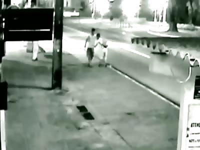 MAN BEING STABBED TO DEATH