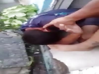 BCYCLE THIEF BEATEN UP