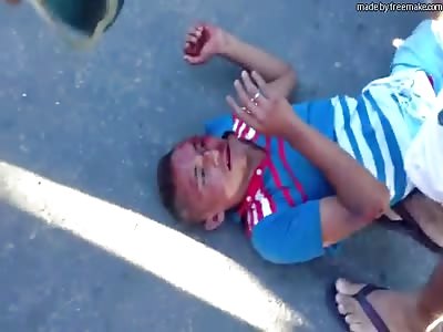 THIEVES RECEIVING VIOLENT PUNISHMENT