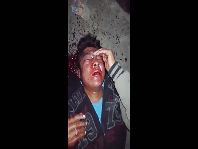 MEXICAN THIEF TAKES BEATING 