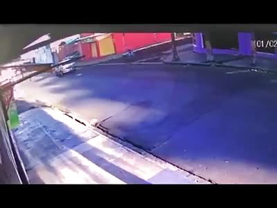 ELDERLY BEING RUN OVER BY CAR