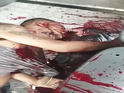 DEATH AS IT IS: THIEF BLEEDING AND DYING