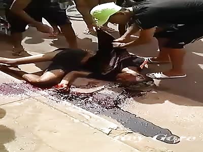 HOLE IN THE HEAD AND BLEEDING TO DEATH