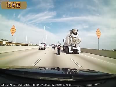 RIDER FELL FROM 100-FOOT BRIDGE AND DIES