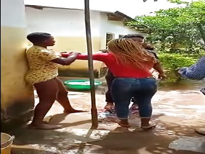 WOMAN BEING BEATEN WITHOUT MERCY