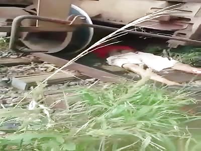 DRUGGED MAN WAS KILLED BY THE TRAIN