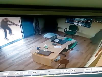 MAN BEING SHOT BY HITMAN