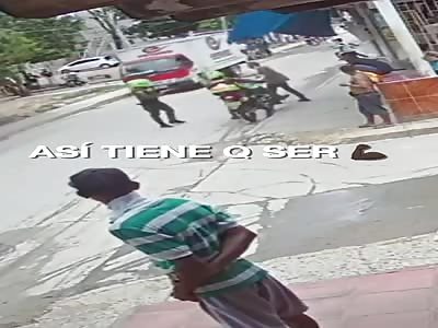 POLICE KILL TWO ATTACKERS