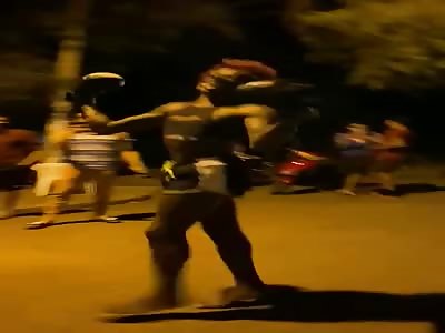 THE END OF PRIDE: MAN BEATEN BY TRANSVESTITE