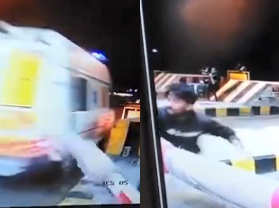 Toll Worker Hit by an Ambulance at the Bahadrabad Toll in Haridwar