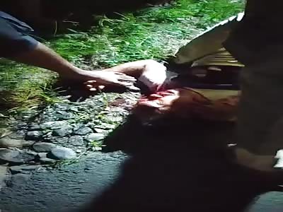 THIEF WAS BEATEN BY VIGILANTES