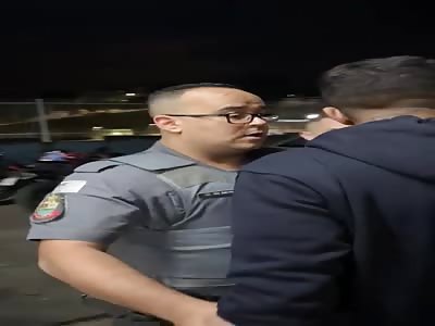 HE DISRESPECT THE OFFICER AND GETS A KNOCKOUT