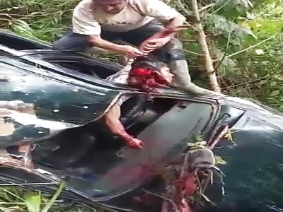 FUCK!!! HE ALMOST WAS BEHEADED IN AN ACCIDENT