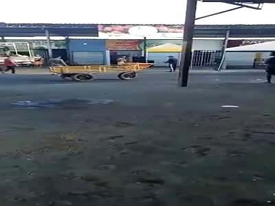 MAN BEING STABBED - AFTERMATH INCLUDED