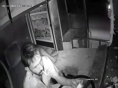 LIVE ACCIDENT ON BUS