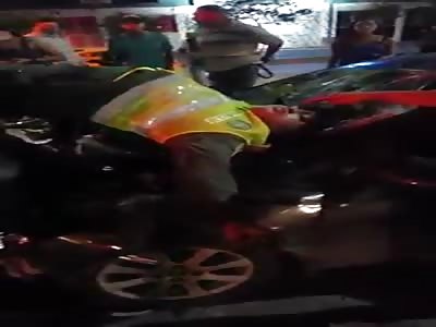 TRAFFIC AGENTS VICTIMS OF ACCIDENT